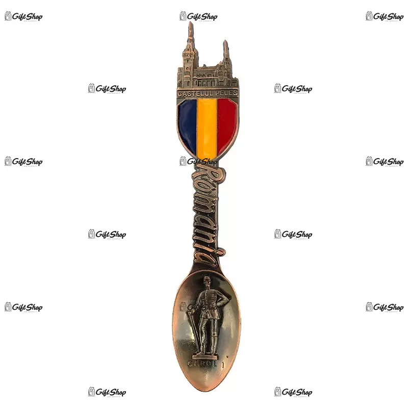 Castelul peles, magnet forma lingurita, model 2